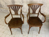 Pair of French Bentwood Bistro Arm Chairs Cavers