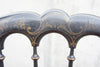Ebonised Pair of Napoleon III Hand Painted Bedroom Chairs to reupholster