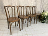 Set of Four French Bentwood Bistro Chairs