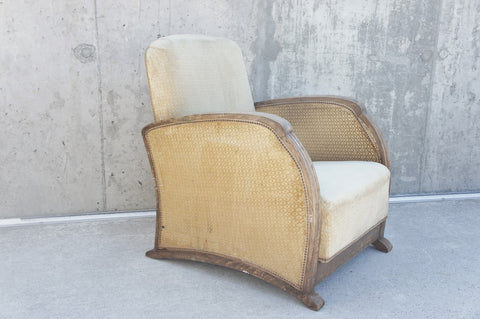 Reclining Art Deco Armchair