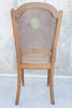 Set of 5 (6) Carved Cane Chairs