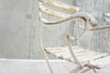 Two 'Shabby Chic' Garden Chairs