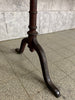 180.5cm Walnut Wood and Cast Iron French Bistro Cafe Table Desk