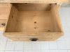 Natural Wood Hardware Store Counter Sideboard 10 Drawers