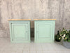 Pair Provencal Factory Bedside Cabinets