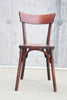 Set of 11 Luterma Wooden Oxblood Bistro Chairs