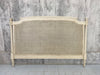 174.5cm Wide Louis XVI Style Painted Cane Headboard